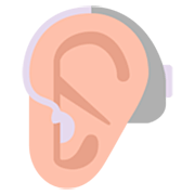 🦻🏼 Emoji Ohr mit Hörhilfe: mittelhelle Hautfarbe Microsoft Windows 11 22H2.