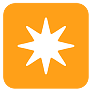Emoji ✴️ Stella Stilizzata su Microsoft Windows 11 22H2.