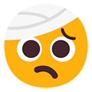 Emoji 🤕 Faccina Bendata su Microsoft Windows 11 22H2.