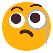 🧐 Emoji Rosto Com Monóculo na Microsoft Windows 11 22H2.