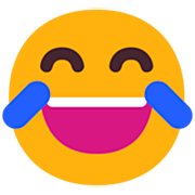 Emoji 😂 Faccina Con Lacrime Di Gioia su Microsoft Windows 11 22H2.