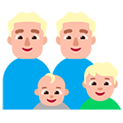 👨🏼‍👨🏼‍👶🏼‍👦🏼 Emoji Família - Homem, Homem, Bebê, Menino: Pele Morena Clara na Microsoft Windows 11 22H2.