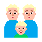 Emoji 👨🏼‍👨🏼‍👦🏼 Famiglia - Uomo, Uomo, Bambino: Carnagione Abbastanza Chiara su Microsoft Windows 11 22H2.