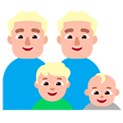 👨🏼‍👨🏼‍👦🏼‍👶🏼 Emoji Familia - Hombre, Hombre, Niño, Bebé: Tono De Piel Claro Medio en Microsoft Windows 11 22H2.
