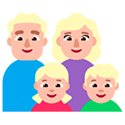 👨🏼‍👩🏼‍👧🏼‍👦🏼 Emoji Familie - Mann, Frau, Mädchen, Junge: mittelhelle Hautfarbe Microsoft Windows 11 22H2.