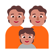 Emoji 👪🏽 Famiglia, Carnagione Olivastra su Microsoft Windows 11 22H2.