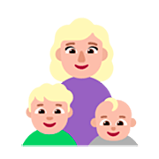 👩🏼‍👦🏼‍👶🏼 Emoji Familia - Mujer, Niño, Bebé: Tono De Piel Claro Medio en Microsoft Windows 11 22H2.