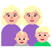 👩🏼‍👩🏼‍👦🏼‍👶🏼 Emoji Familia - Mujer, Mujer, Niño, Bebé: Tono De Piel Claro Medio en Microsoft Windows 11 22H2.