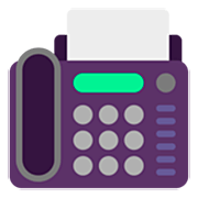 📠 Emoji Máquina De Fax en Microsoft Windows 11 22H2.