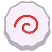 Emoji 🍥 Tortino Di Pesce A Spirale su Microsoft Windows 11 22H2.