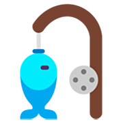 Emoji 🎣 Canna Da Pesca su Microsoft Windows 11 22H2.