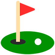 Émoji ⛳ Drapeau De Golf sur Microsoft Windows 11 22H2.