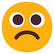 ☹️ Emoji Cara Con El Ceño Fruncido en Microsoft Windows 11 22H2.