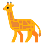 Emoji 🦒 Giraffa su Microsoft Windows 11 22H2.