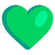 Emoji 💚 Cuore Verde su Microsoft Windows 11 22H2.