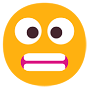 Emoji 😬 Faccina Con Smorfia su Microsoft Windows 11 22H2.