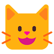 Emoji 😺 Gatto Che Sorride su Microsoft Windows 11 22H2.