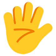 🖐️ Emoji Mão Aberta Com Os Dedos Separados na Microsoft Windows 11 22H2.