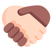 🫱🏻‍🫲🏾 Emoji Handschlag: helle Hautfarbe, mitteldunkle Hautfarbe Microsoft Windows 11 22H2.