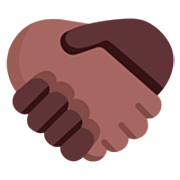 🫱🏾‍🫲🏿 Emoji Aperto De Mão: Pele Morena Escura, Pele Escura na Microsoft Windows 11 22H2.