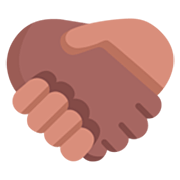 🫱🏾‍🫲🏽 Emoji Handschlag: mitteldunkle Hautfarbe, mittlere Hautfarbe Microsoft Windows 11 22H2.