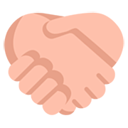 🤝🏼 Emoji Handschlag, mittelhelle Hautfarbe Microsoft Windows 11 22H2.