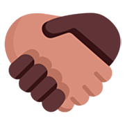🫱🏽‍🫲🏿 Emoji Handschlag: mittlere Hautfarbe, dunkle Hautfarbe Microsoft Windows 11 22H2.