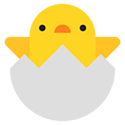 Emoji 🐣 Pulcino Che Nasce su Microsoft Windows 11 22H2.