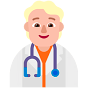 Emoji 🧑🏼‍⚕️ Persona Che Lavora Nella Sanità: Carnagione Abbastanza Chiara su Microsoft Windows 11 22H2.