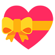 💝 Emoji Corazón Con Lazo en Microsoft Windows 11 22H2.