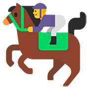🏇 Emoji Corrida De Cavalos na Microsoft Windows 11 22H2.