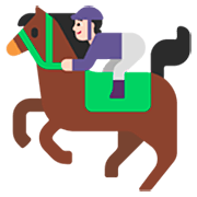 🏇🏻 Emoji Corrida De Cavalos: Pele Clara na Microsoft Windows 11 22H2.