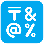 Emoji 🔣 Pulsante con simboli su Microsoft Windows 11 22H2.