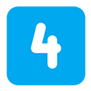 Emoji 4️⃣ Tasto: 4 su Microsoft Windows 11 22H2.
