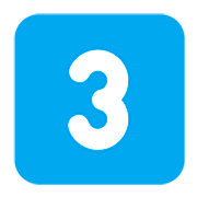 Emoji 3️⃣ Tasto: 3 su Microsoft Windows 11 22H2.