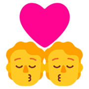 💏 Emoji sich küssendes Paar Microsoft Windows 11 22H2.
