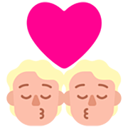 💏🏼 Emoji sich küssendes Paar, mittelhelle Hautfarbe Microsoft Windows 11 22H2.