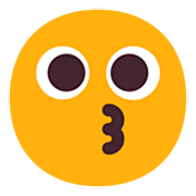 Emoji 😗 Faccina Che Bacia su Microsoft Windows 11 22H2.
