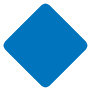🔷 Emoji Rombo Azul Grande en Microsoft Windows 11 22H2.