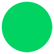Émoji 🟢 Disque Vert sur Microsoft Windows 11 22H2.