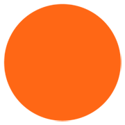 Emoji 🟠 Cerchio Arancione su Microsoft Windows 11 22H2.