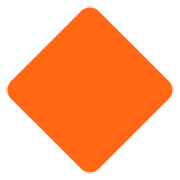 Emoji 🔶 Rombo Arancione Grande su Microsoft Windows 11 22H2.