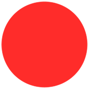 🔴 Emoji Círculo Rojo Grande en Microsoft Windows 11 22H2.