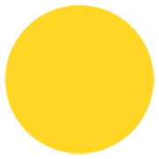 🟡 Emoji Círculo Amarillo en Microsoft Windows 11 22H2.