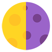 Emoji 🌗 Ultimo Quarto Di Luna su Microsoft Windows 11 22H2.