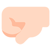 Emoji 🤛🏻 Pugno A Sinistra: Carnagione Chiara su Microsoft Windows 11 22H2.