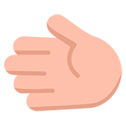 🫲🏼 Emoji Linke Hand: mittelhelle Hautfarbe Microsoft Windows 11 22H2.