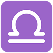 ♎ Emoji Libra en Microsoft Windows 11 22H2.