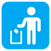 Emoji 🚮 Simbolo Per La Raccolta Dei Rifiuti su Microsoft Windows 11 22H2.