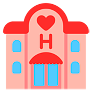 Emoji 🏩 Love Hotel su Microsoft Windows 11 22H2.
